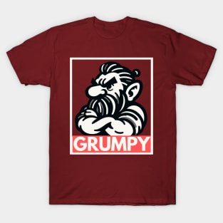 Grumpy Dwarf Silhouette T-Shirt